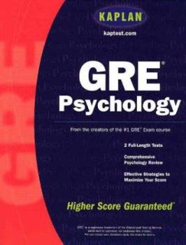 Paperback Kaplan GRE Psychology Book