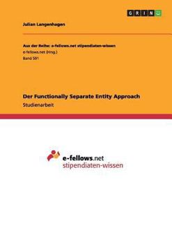 Paperback Der Functionally Separate Entity Approach [German] Book