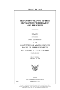 Preventing weapons of mass destruction proliferation and terrorism