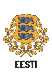 Paperback Eesti: Handy journal notebook diary with blank lined paper to write in Book
