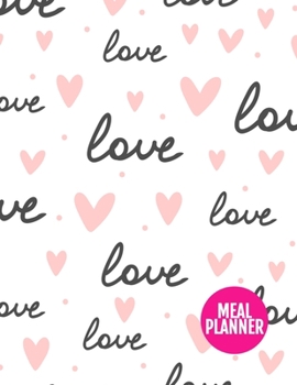 Meal Planner: Cute Year 365 Daily - 52 Week Calendar Meal Planner Daily Weekly and Monthly For Track & Plan Your Meals Food Planning | Large 8.5 x 11 Inch | 110 Pages  - Design Element BT 098825