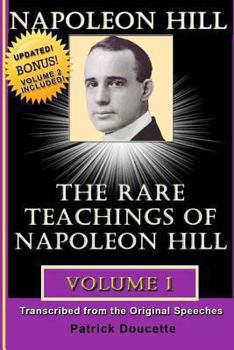 Paperback Napoleon Hill: The Rare Teachings of Napoleon Hill - Volume 1 Book
