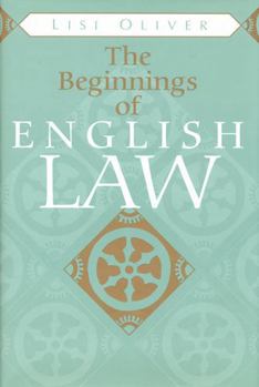 Paperback The Beginnings of English Law Book