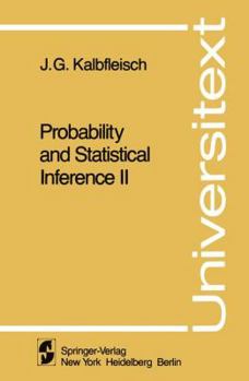 Paperback Probability and Statistical Inference II Book