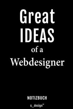 Notizbuch für Webdesigner: Originelle Geschenk-Idee [120 Seiten liniertes blanko Papier] (German Edition)