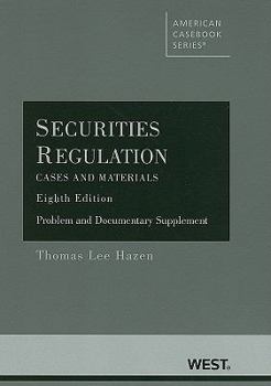 Paperback Securities Regulation: Cases and Materials: Problem and Documentary Supplement Book