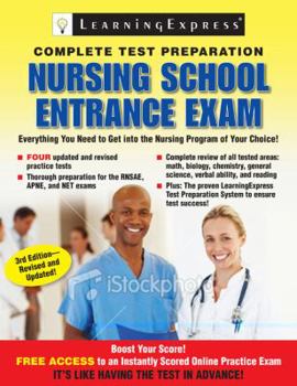 Paperback Nursing School Entrance Exams Book