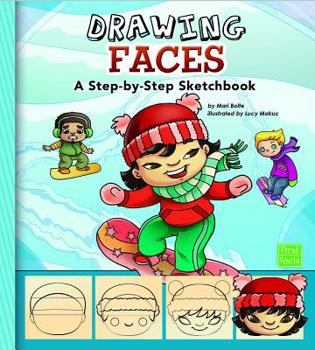 Hardcover Drawing Faces: A Step-By-Step Sketchbook Book