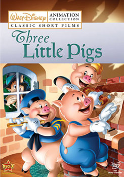 DVD Disney Classic Short Films: Three Little Pigs Book
