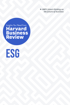 Paperback Esg: The Insights You Need from Harvard Business Review Book