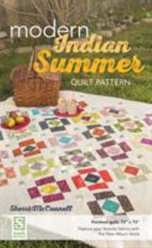 Paperback Modern Indian Summer Quilt Pattern: Finished Quilt: 73" X 73" - Feature Your Favorite Fabrics with the New Album Block Book