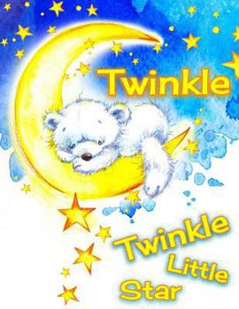 Paperback Twinkle Twinkle Little Star: Discreet Internet Password Keeper, Large Print Book, 8 1/2 x 11 [Large Print] Book