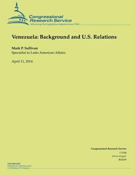 Paperback Venezuela: Background and U.S. Relations Book