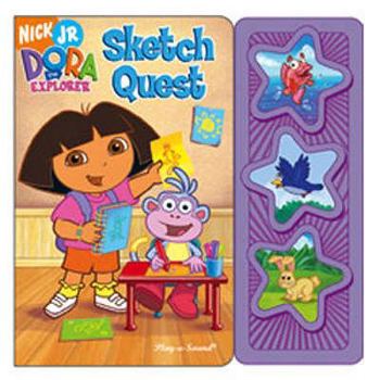 Hardcover Dora Sketch Quest Book