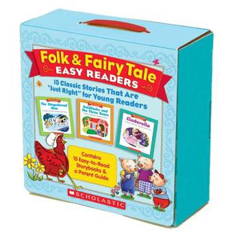 Paperback Folk & Fairy Tale Easy Readers (Parent Pack): 15 Classic Stories That Are "Just Right" for Young Readers Book