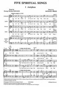Paperback Five Spiritual Songs Book