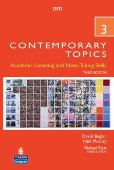 Hardcover Contemporary Topics 3: Academic and Note-Taking Skills (Advanced) DVD Book