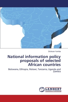 Paperback National information policy proposals of selected African countries Book