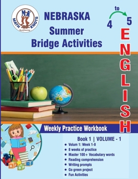 Paperback GRADE 4 TO 5 : NEBRASKA Summer Math Bridge Activities Book
