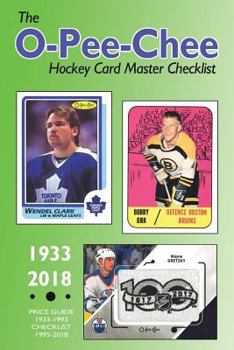 Paperback (Past edition) The O-Pee-Chee Hockey Card Master Checklist 2018 Book