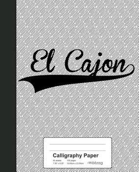 Paperback Calligraphy Paper: EL CAJON Notebook Book