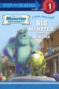 Paperback Big Monster, Little Monster [With Sticker(s)] Book