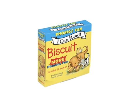 Biscuit: MORE 12-Book Phonics Fun! : Includes 12 Mini-Books Featuring Short and Long Vowel Sounds - Book  of the Biscuit Phonics Fun