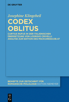 Hardcover Codex oblitus [German] Book