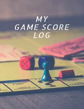 Paperback My Game Score Log: Keep track of your game scores when playing with other players - Scores for 14 players per page - 100 pages 8.5x11 inc Book
