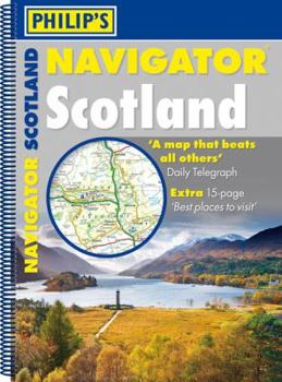 Paperback Philip's Navigator Scotland. Book