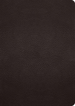 Leather Bound ESV Study Bible (Buffalo Leather, Deep Brown) Book