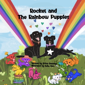 Paperback Rocket and the Rainbow Puppies Book