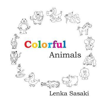Paperback Colorful Animals Book