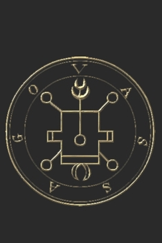 Paperback Vessago: Sigil King Solomon 72 Demon Goetia 6x9 100 Page Evocation Journal Book