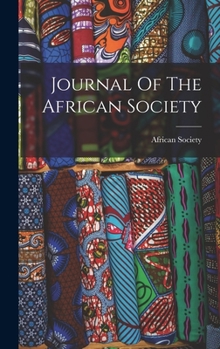 Hardcover Journal Of The African Society Book