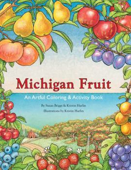 Paperback Michigan Fruit Coloring Book