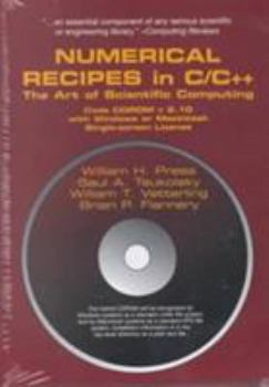 CD-ROM Numerical Recipes Source Code in C and C++ CD ROM with Windows or Macintosh Single-Screen License: The Art of Scientific Computing Book