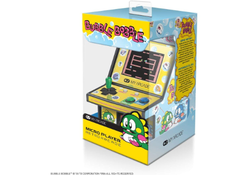 Video Game Retro Bubble Bobble 6.75 Inch Collectible Micro Player Book