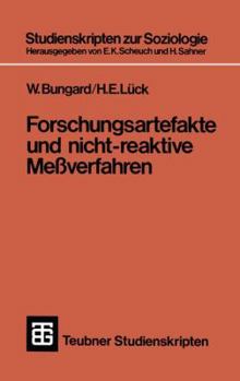Paperback Forschungsartefakte Und Nicht-Reaktive Meßverfahren [German] Book