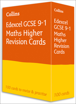 Misc. Collins GCSE 9-1 Revision - New Edexcel GCSE 9-1 Maths Higher Revision Flashcards Book