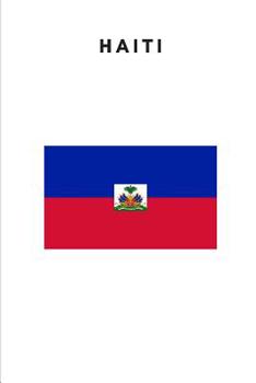 Haiti: Country Flag A5 Notebook to write in with 120 pages