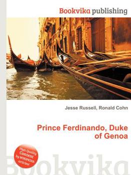 Paperback Prince Ferdinando, Duke of Genoa Book