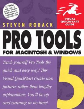 Paperback Pro Tools 5 for Macintosh and Windows: Visual QuickStart Guide [With CDROM] Book