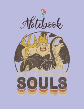 NoteBook: Disney The Little Mermaid Ursulas Wrath Notebook for Girls Teens Kids Journal College Ruled Blank Lined 110 Pages of 8.5x11 The Little Mermaid Secret Diary and Journals