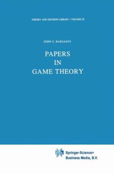 Hardcover Papers in Game Theory Book