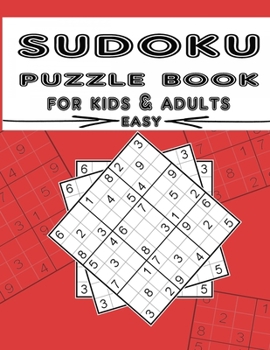 Paperback sudoku puzzle book for kids & adults easy: Sudoku Puzzles with Solutions, Puzzles & Games for kids & Adults, Large Print Sudoku Book