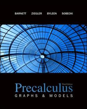 Hardcover Precalculus: Graphs and Models Book