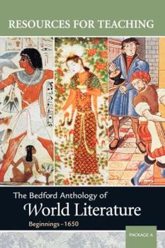 Paperback The Bedford Anthology of World Literature, Package a Book