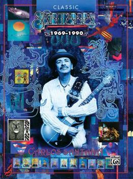 Paperback Classic Santana 1969-1990: Authentic Guitar Tab Book