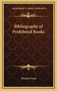 Hardcover Bibliography of Prohibited Books Book